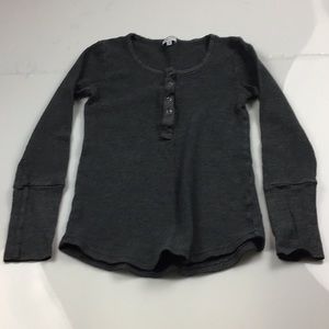 Splendid women’s long sleeve sweatshirt grey size S